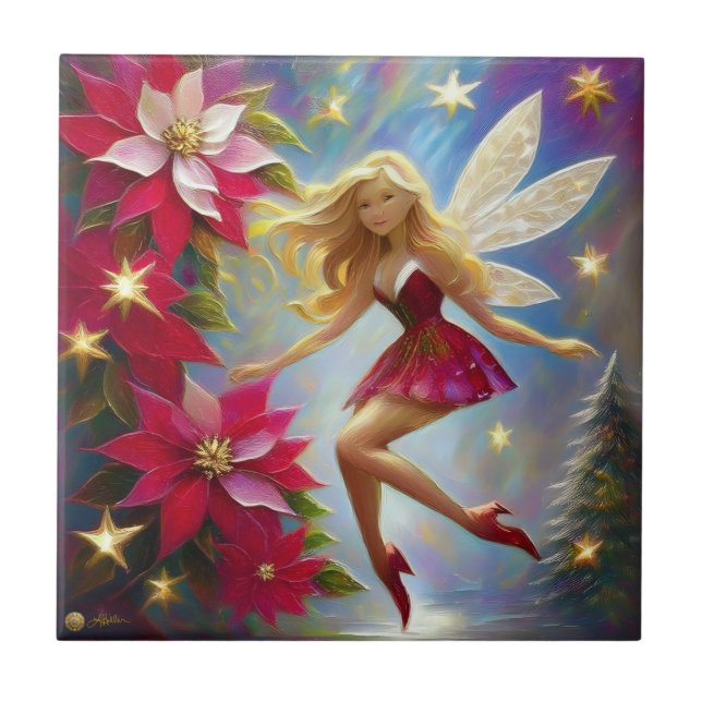 Christmas Fairy Collection - Honey Blonde Hair Fliese (Vorderseite)