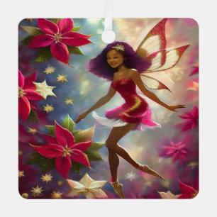 Christmas Fairy Collection Plum Tint Natural Hair Ornament Aus Metall