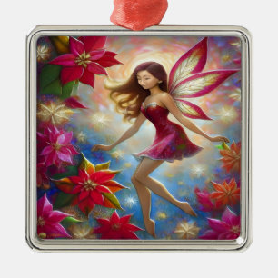 Christmas Fairy Collection - Reddish Brown Hair Ornament Aus Metall