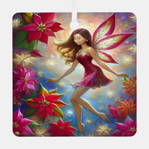 Christmas Fairy Collection - Reddish Brown Hair Ornament Aus Metall