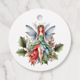 Christmas Fairy Favor Tags Geschenkanhänger