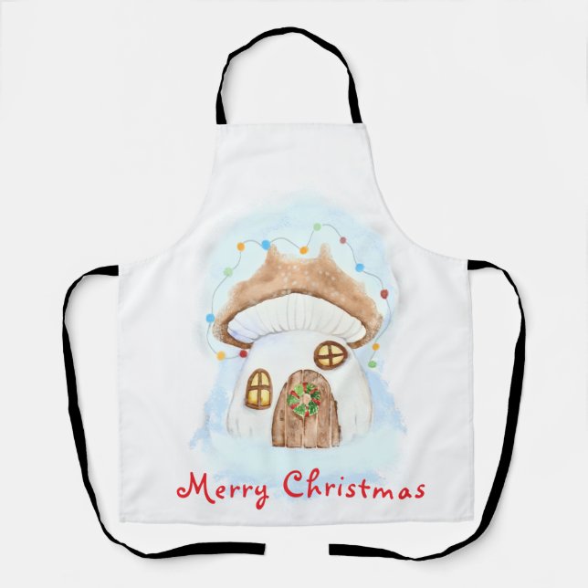 Christmas fairy house schürze (Vorderseite)