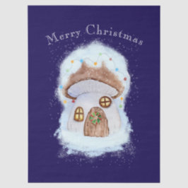 Christmas fairy house seidenpapier