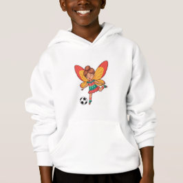 Christmas Fairy Playing Soccer Hoodie