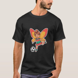 Christmas Fairy Playing Soccer T-Shirt