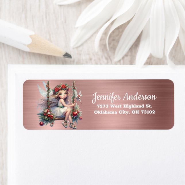 Christmas Fairy | Rose Gold Rücksendeadresse (Insitu)