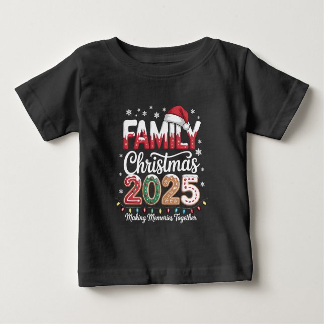 Christmas Family 2025 Baby T-shirt (Vorderseite)