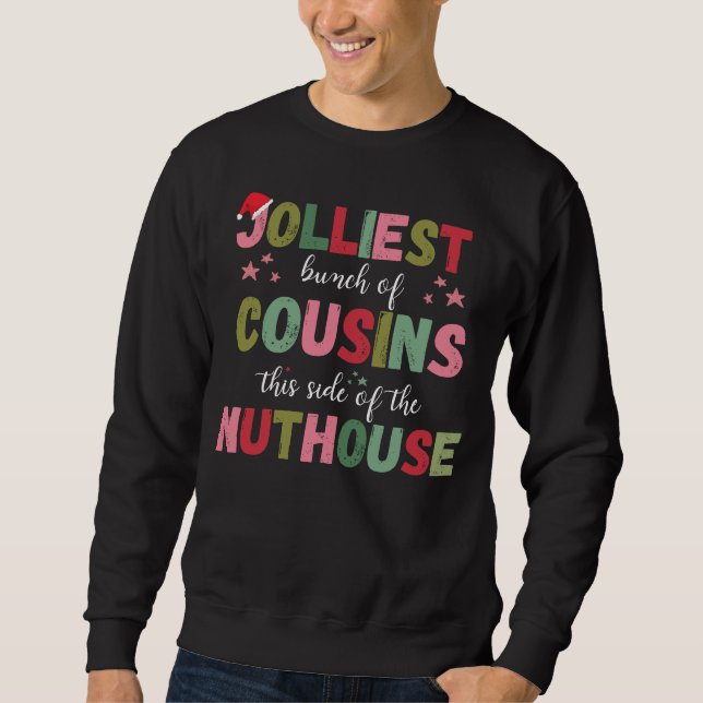 Christmas Family Cousin Reunion Matching  Sweatshirt (Vorderseite)