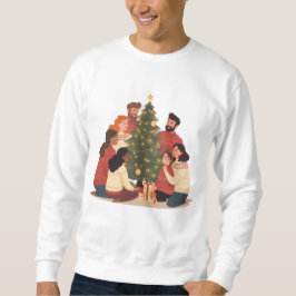 Christmas Family & Friends Cozy Holiday Sweatshirt