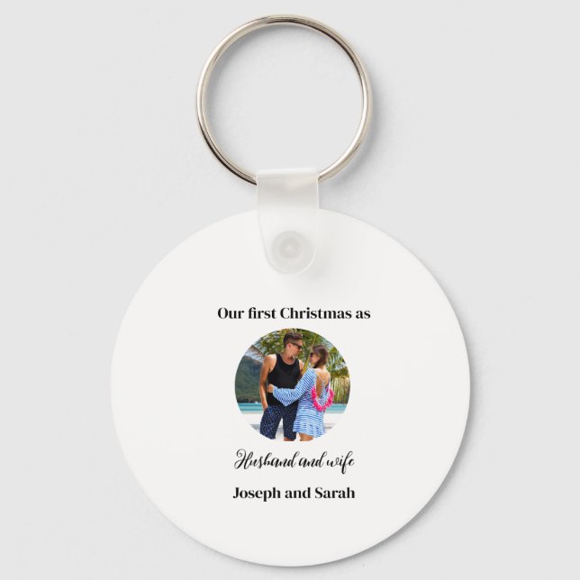 Christmas Family Keychain Schlüsselanhänger (Vorderseite)