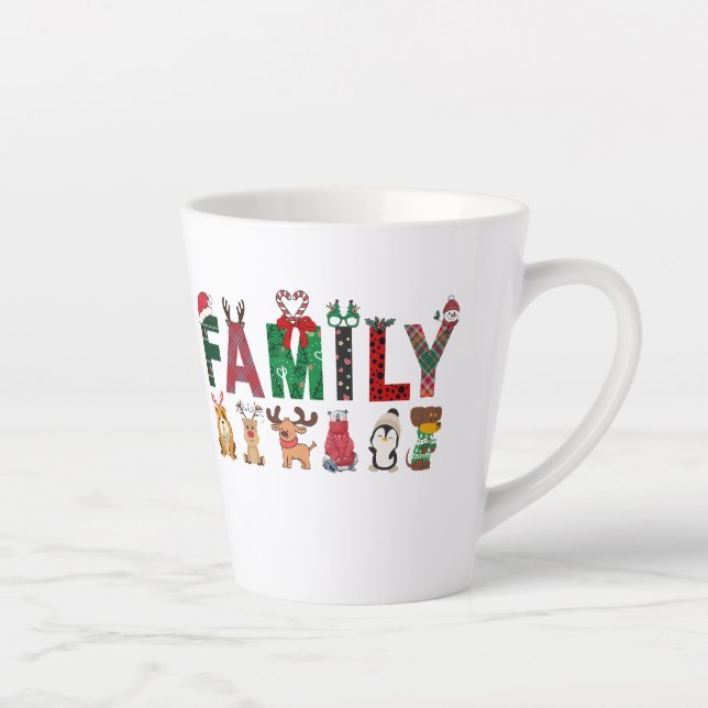 Christmas Family Matching Shirts | holiday family  Milchtasse (Rechts)
