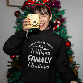 Christmas Family Reunion with Name Sweatshirt