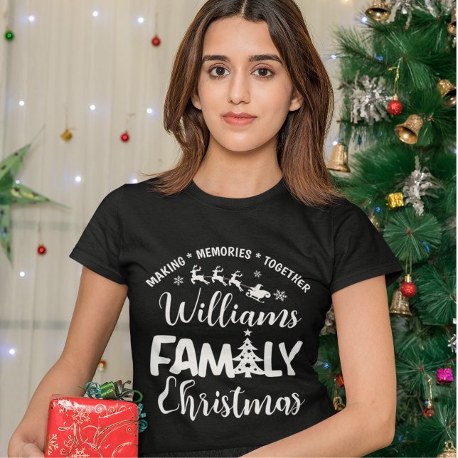 Christmas Family Reunion with Name T-Shirt (Von Creator hochgeladen)
