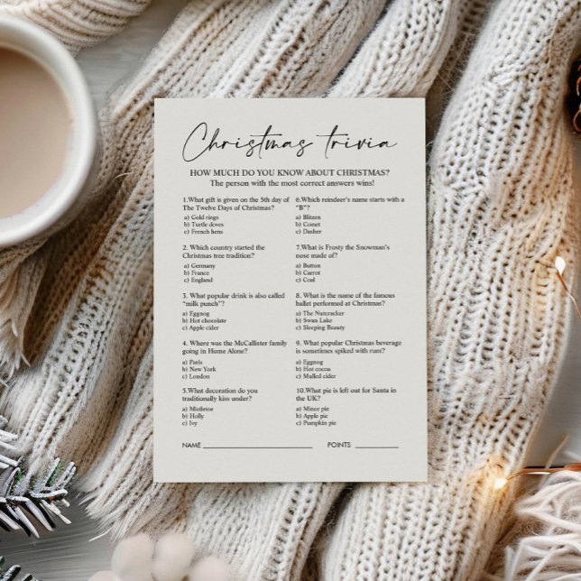 Christmas Family Trivia Game (Von Creator hochgeladen)