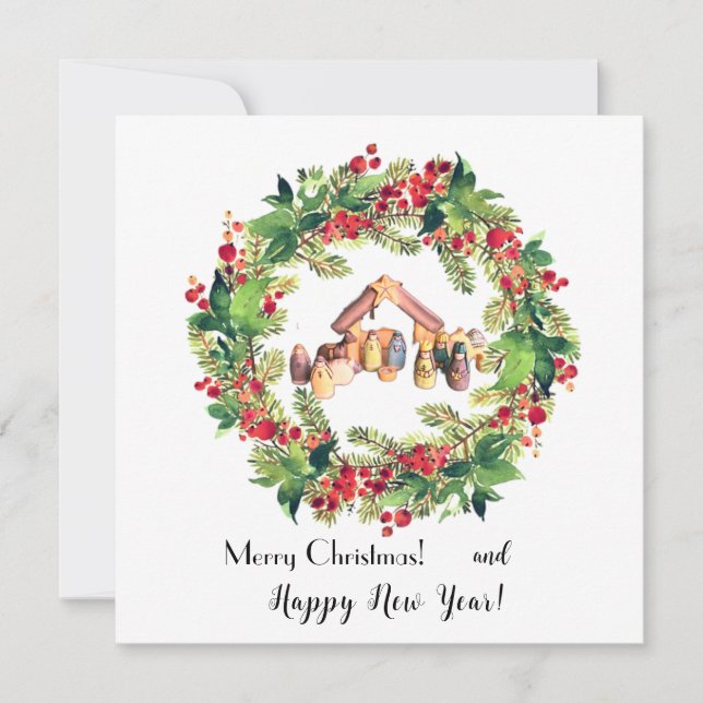 Christmas! Feiertagskarte (Vorderseite)