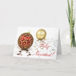 Christmas Feliz Navidad Feiertagskarte