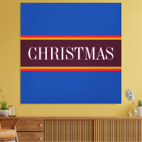CHRISTMAS Festive Royal Blue Lila Red Streifen