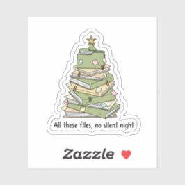 Christmas Files Tree Sticker