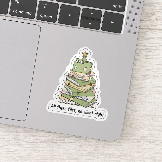Christmas Files Tree Sticker (Detail)