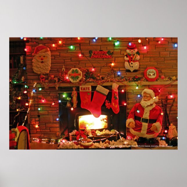 CHRISTMAS FIREPLACE POSTER (Vorne)