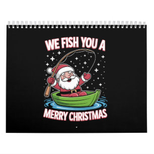 Christmas Fisherman Fishing Funny Cooler Weihnacht Kalender