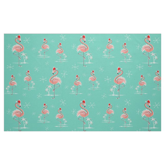 Christmas Flamingo Multi große Muster Stoff (Fat Quarter (45,7 x 55,9 cm))