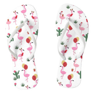 Christmas Flamingo Party   Urlaub Flip Flops