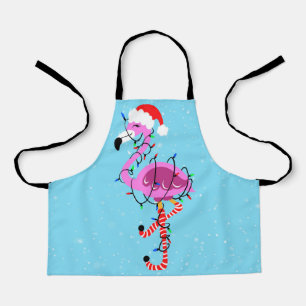 Christmas Flamingo Schürze