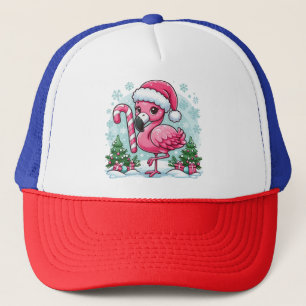 Christmas Flamingo Sublimation Truckerkappe