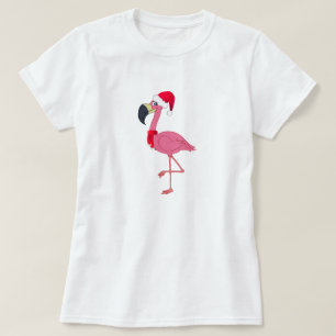 Christmas Flamingo T - Shirt