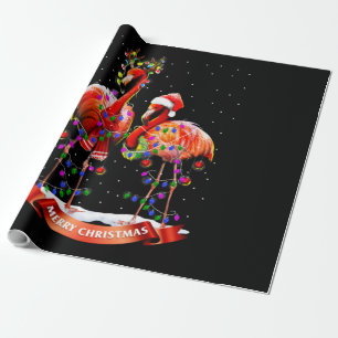 Christmas Flamingos Classic Geschenkpapier