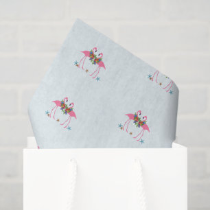 Christmas Flamingos Starfish Seidenpapier