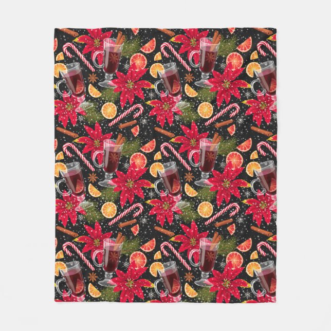 Christmas Fleece Blanket (Vorderseite)
