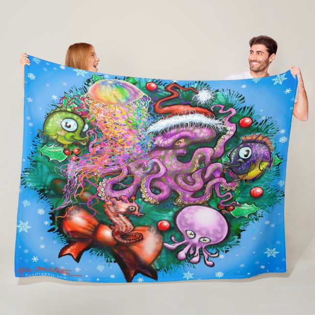 Christmas Fleece Blanket (Beispiel)