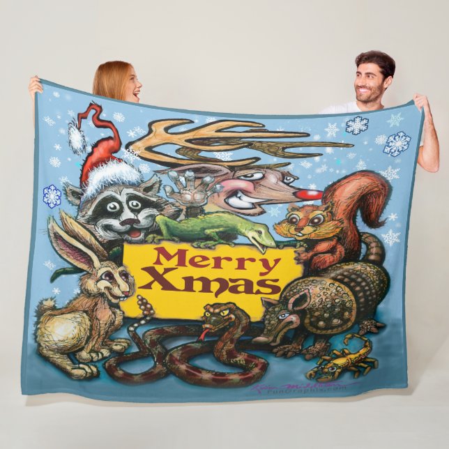 Christmas Fleece Blanket (Beispiel)