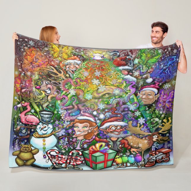 Christmas Fleece Blanket (Beispiel)