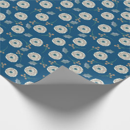 Christmas Flower gift wrap Geschenkpapier