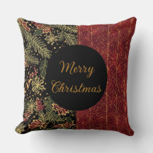 Christmas Flowers ,Red Gold Black,Merry Christmas