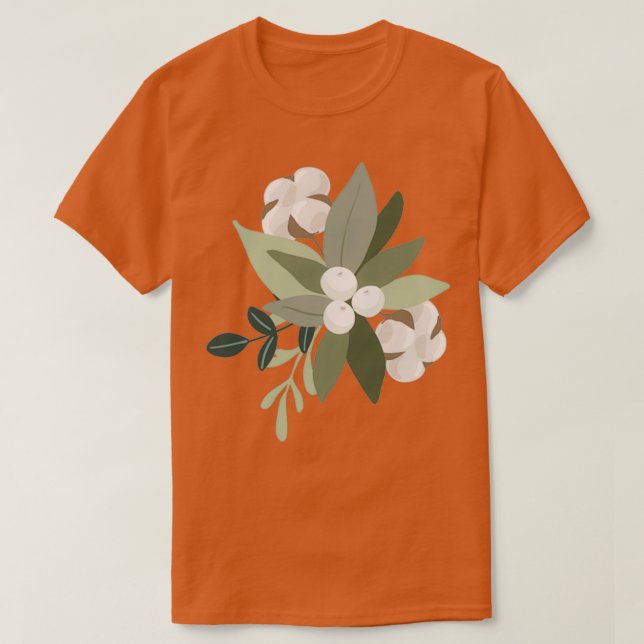 Christmas flowers  T-Shirt (Design vorne)