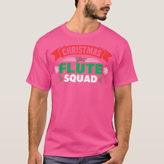 Christmas Flute Squad T-Shirt (Vorderseite)