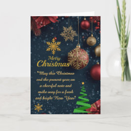 Christmas Folded Greeting Card Karte