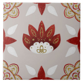 Christmas Folk Nordic Art Fliese