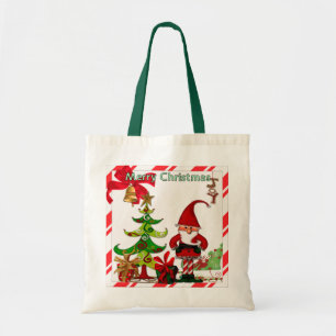Christmas Folk Whimsey GIFT Tragetasche