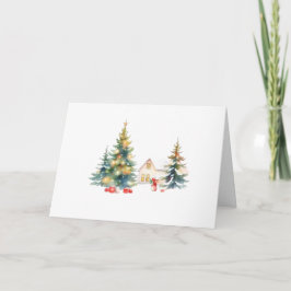 Christmas Forest  Dankeskarte