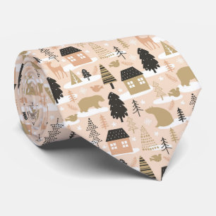 Christmas Forest Neck Tie Krawatte