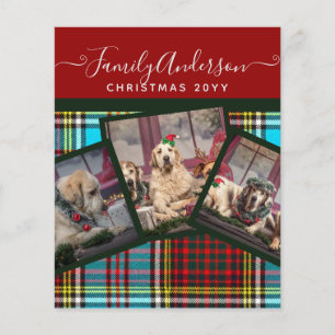 CHRISTMAS FOTO GIFT - Anderson Tartan Collage Flyer