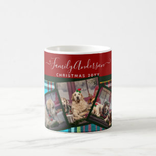 CHRISTMAS FOTO GIFT - Anderson Tartan Collage Kaffeetasse