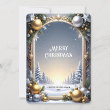 Christmas Frame Holiday Card