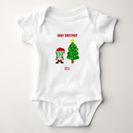 Christmas FrankenCheese Baby Jersey Bodysuit Baby Strampler