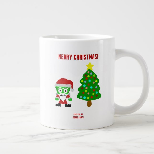 Christmas FrankenCheese Jumbo Tasse (Rechts)